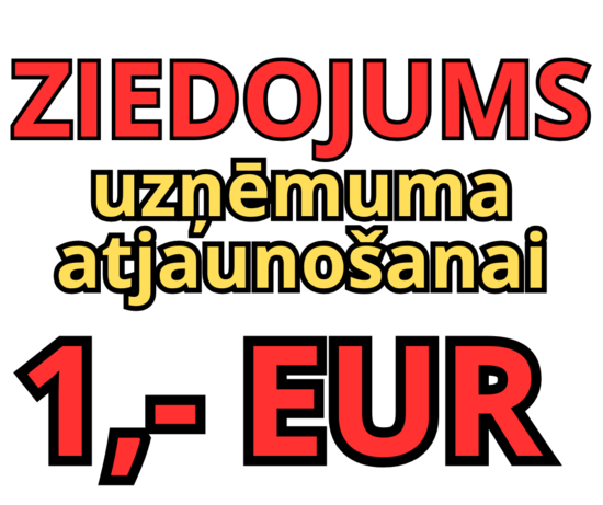 ZIEDOJUMS uzņēmuma atjaunošanai pēc ugunsgrēka