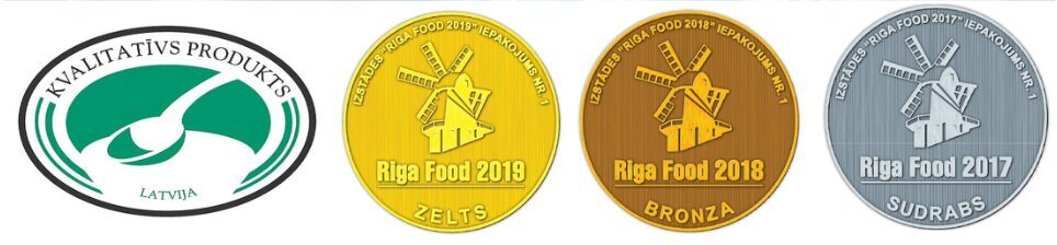 Riga Food Zelta, Sudraba un Bronzas medaļas, Zaļās karotītes zīmīte